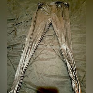 Faux leather leggings